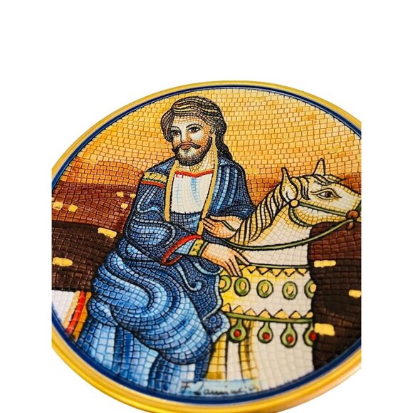 Veneto Flair Abramo e il Viaggio Limited Edition Plate Hand Painted by Franco La - Picture 6 of 11